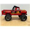 Image 4 : Tonka Pressed Steel Off Road Truck with Spare Tire & Accessories Approx: 14.5x7.5 & 8.5"T