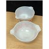 Image 3 : Pyrex Friendship Pattern 1.5 Pint Mixing Bowl & 1 Quart Casserole (no lid)