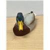 Image 2 : Bob LaFleche Mallard Drake Hand Carved & Painted Wood Duck 12.75"