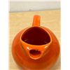 Image 4 : Vintage Orange Ball Jug / Handled Pitcher - Possibly Homer Laughlin 7.5"T
