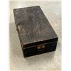 Image 5 : Antique Wooden Tool Box - Large approx: 32x18 & 10.25"T