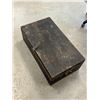 Image 6 : Antique Wooden Tool Box - Large approx: 32x18 & 10.25"T