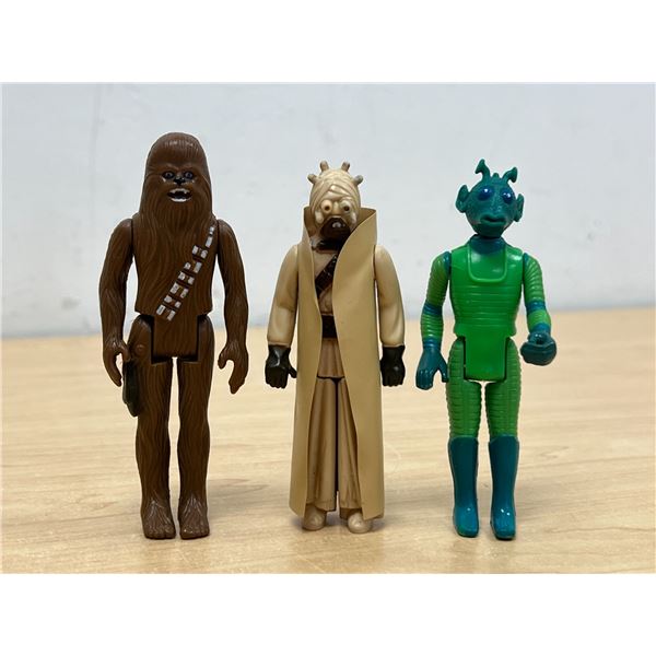 Vintage 1970s Star Wars Figures - tallest 4"