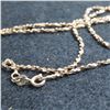 Image 5 : 10K Yellow Gold chain.  Marked 10K on clasp.   Approx length 17"  Beautiful!