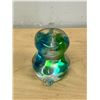 Image 5 : Signed Chalet Canada Art Glass Owl Figure 3.5"T