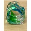 Image 6 : Signed Chalet Canada Art Glass Owl Figure 3.5"T