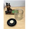 Image 4 : Vintage Humidor / Pipe Stand & 4 Pipes - please see all photos
