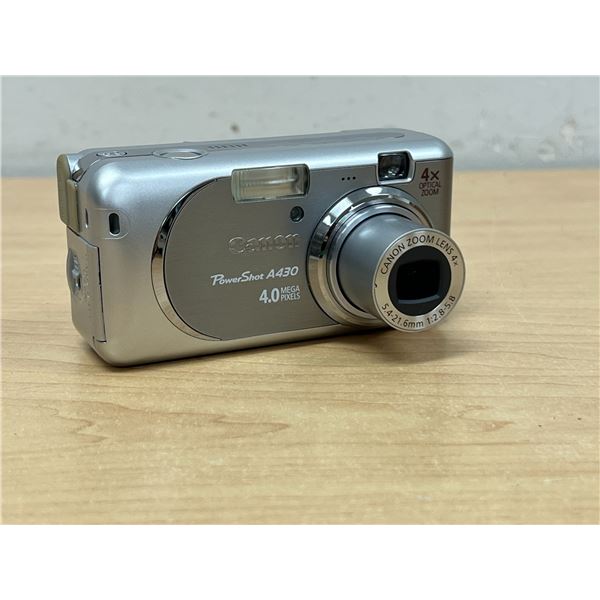 Canon Power Shot A430 Digital Camera & SD card - See all photos - Uses AA Batteries not tested