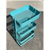 Image 2 : 3 Tier Metal Rolling Cart - Approx: 17x12 & 30.5"T