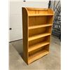 Image 2 : Nice Solid Wood Display Shelf / Bookcase Approx: 36x9.5 & 60"T