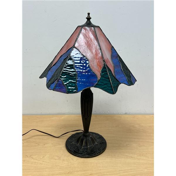 Tiffany Style Table Lamp - Works - Approx: 16"W 23"T