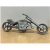 Image 3 : Unusual Metal Chopper Style Motorcycle 14"