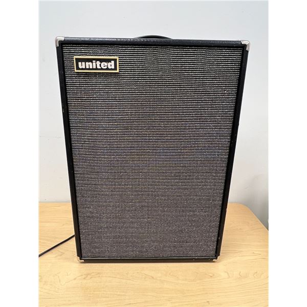 Vintage United Amplifier - Approx: 17 x 8 & 24"T (powers up, no guarantees)
