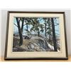 Image 1 : Terry Chandler Acrylic "Spring in the Jackpines" Framed Art 31x25"