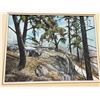 Image 2 : Terry Chandler Acrylic "Spring in the Jackpines" Framed Art 31x25"