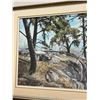 Image 4 : Terry Chandler Acrylic "Spring in the Jackpines" Framed Art 31x25"