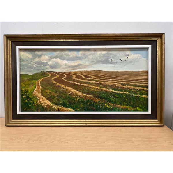 1978 Guyot "A Grain Field" 42.5x24.25"