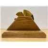 Image 4 : Heavy Brass Propeller on Wood Base (presentation award maybe) Base approx: 9x12"