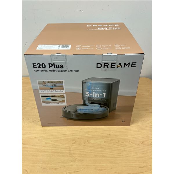 Dreame E20 Plus Auto-Empty Robot Vacuum and Mop - appears new/sealed - see photos
