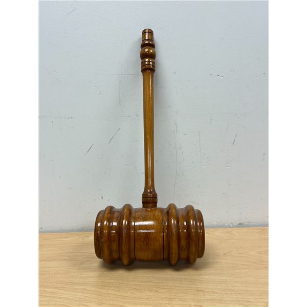 Large Oversized Wooden Gavel 21" - you be the judge - see photos