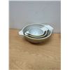 Image 5 : 3 Pyrex Homestead Cinderella Nesting Mixing Bowls Largest 4L