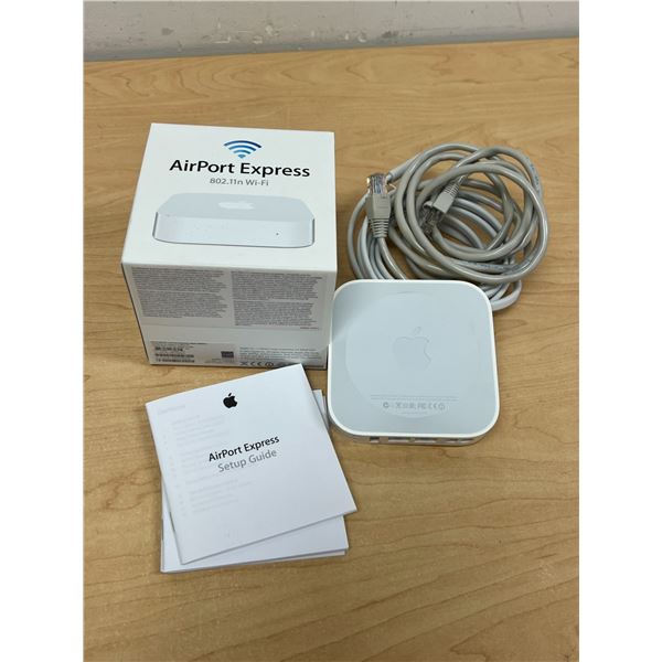 Apple Airport Express 802.11n Wi-Fi (see photos, not tested)