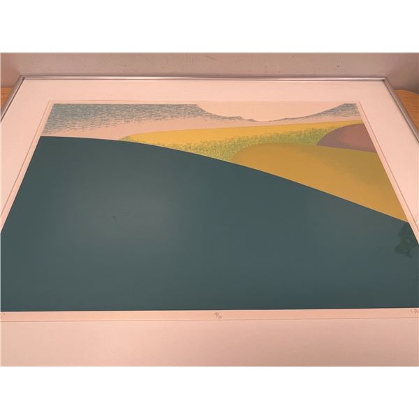 1979 Caroline Dukes "Hills" 19/50 Frame: 33.75x26"