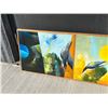 Image 4 : Original Tri-Panel Frame Art - Larger Frame: 61.5x16.5"
