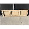 Image 5 : Original Tri-Panel Frame Art - Larger Frame: 61.5x16.5"