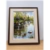 Image 2 : Lajo Cymbalski Original Art - Vibrant with Heavy Texture - Frame: 27x33" see pics of framing issue