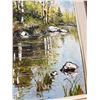Image 3 : Lajo Cymbalski Original Art - Vibrant with Heavy Texture - Frame: 27x33" see pics of framing issue