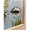 Image 6 : Lajo Cymbalski Original Art - Vibrant with Heavy Texture - Frame: 27x33" see pics of framing issue