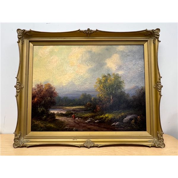 Paul Wesley "A Catskill Scene" Original - Frame 31x25"
