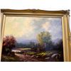Image 4 : Paul Wesley "A Catskill Scene" Original - Frame 31x25"