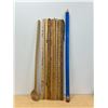 Image 1 : Lot of Yard Sticks with Advertising / Large Spoon and Wood Pencil