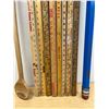 Image 2 : Lot of Yard Sticks with Advertising / Large Spoon and Wood Pencil