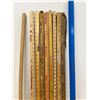 Image 3 : Lot of Yard Sticks with Advertising / Large Spoon and Wood Pencil