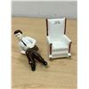 Image 2 : Vintage John F. Kennedy JFK Salt & Pepper Shakers