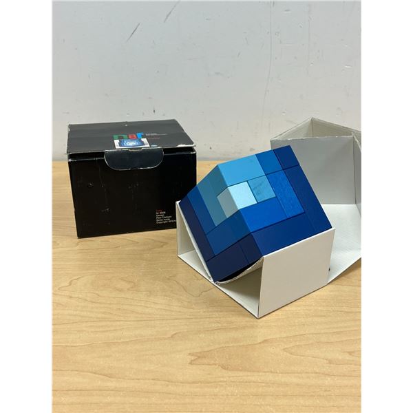 Swiss Peer Clahsen Cella Cube / Building Game - Kurt Naef (no instructions, see photos)