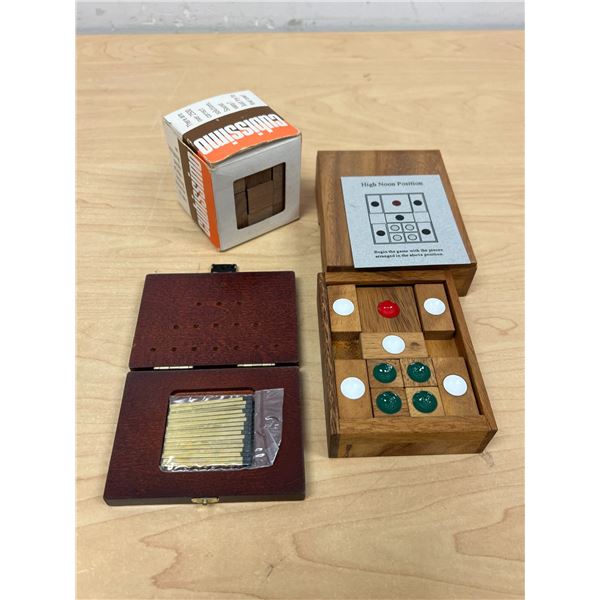 Lot of 3 Small Puzzle Games
