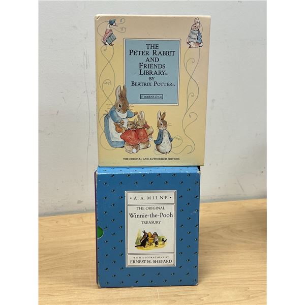 Winnie-The-Pooh & Beatrix Potter Childs Box Book sets - see all photos