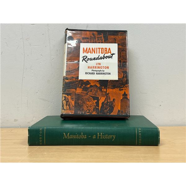 2 Manitoba History Books 50s - 60s