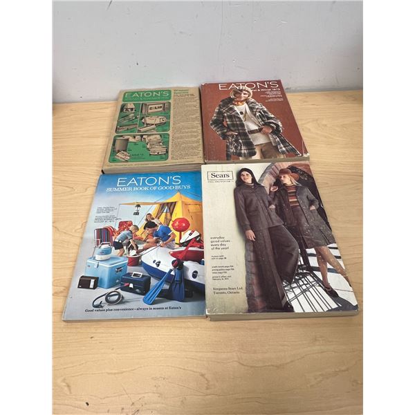 4 original 1970s Eaton's & Sears Catalogues - see all photos