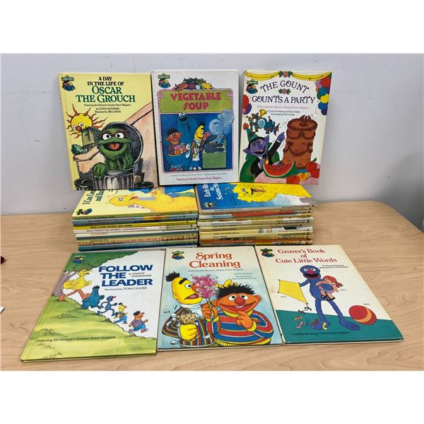30 Sesame Street Book Club Hard Cover Books - see all photos