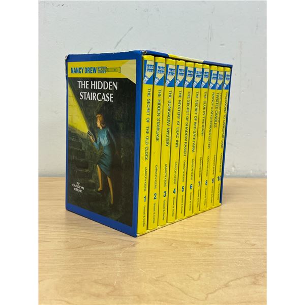 Nancy Drew Mystery Stories - 10 Book Hardcover box set - see all photos