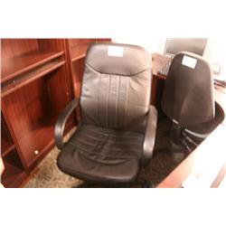 Black Leather Highback Executive Chair