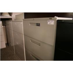 Grey 4 Drawer Lateral File Cabinet