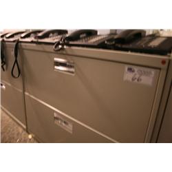 Grey 2 Drawer Lateral File Cabinet