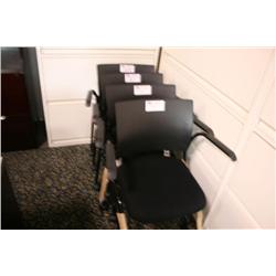 Black Mobile Nesting Conference Chair