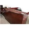 Image 1 : Mahogany Bowfront Reception Counter